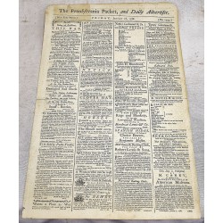  The Pennsylvania Packet, and Daily Advertiser.   Friday, Jan 18, 1788; no. 2794